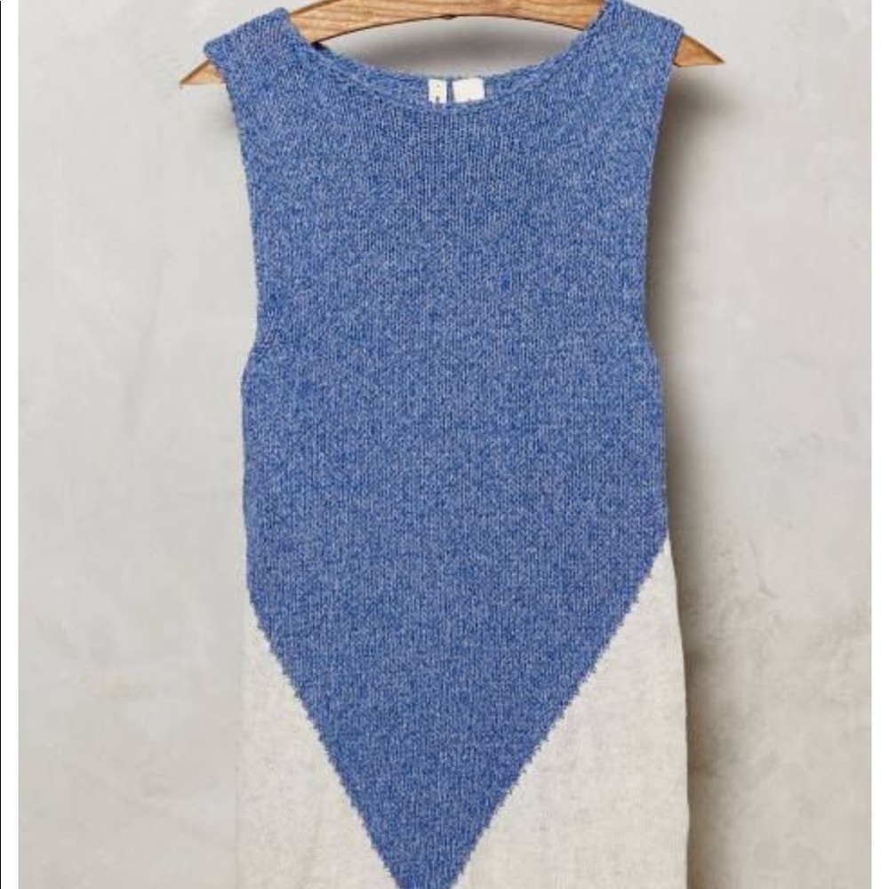 Sweater tank - Anthropologie - color block
